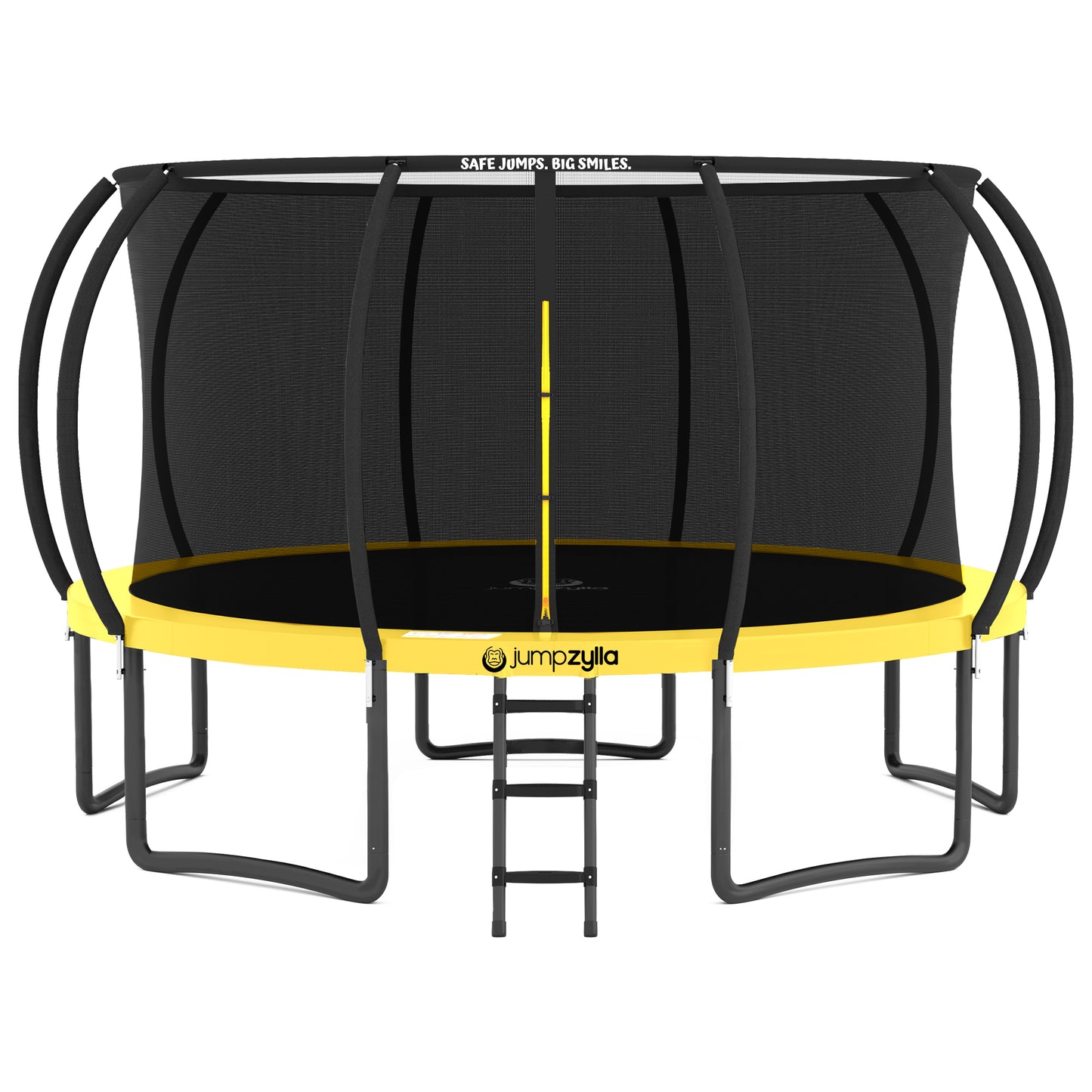 Jumpzylla 15FT Trampoline with Enclosure & Double Color Pad Cover