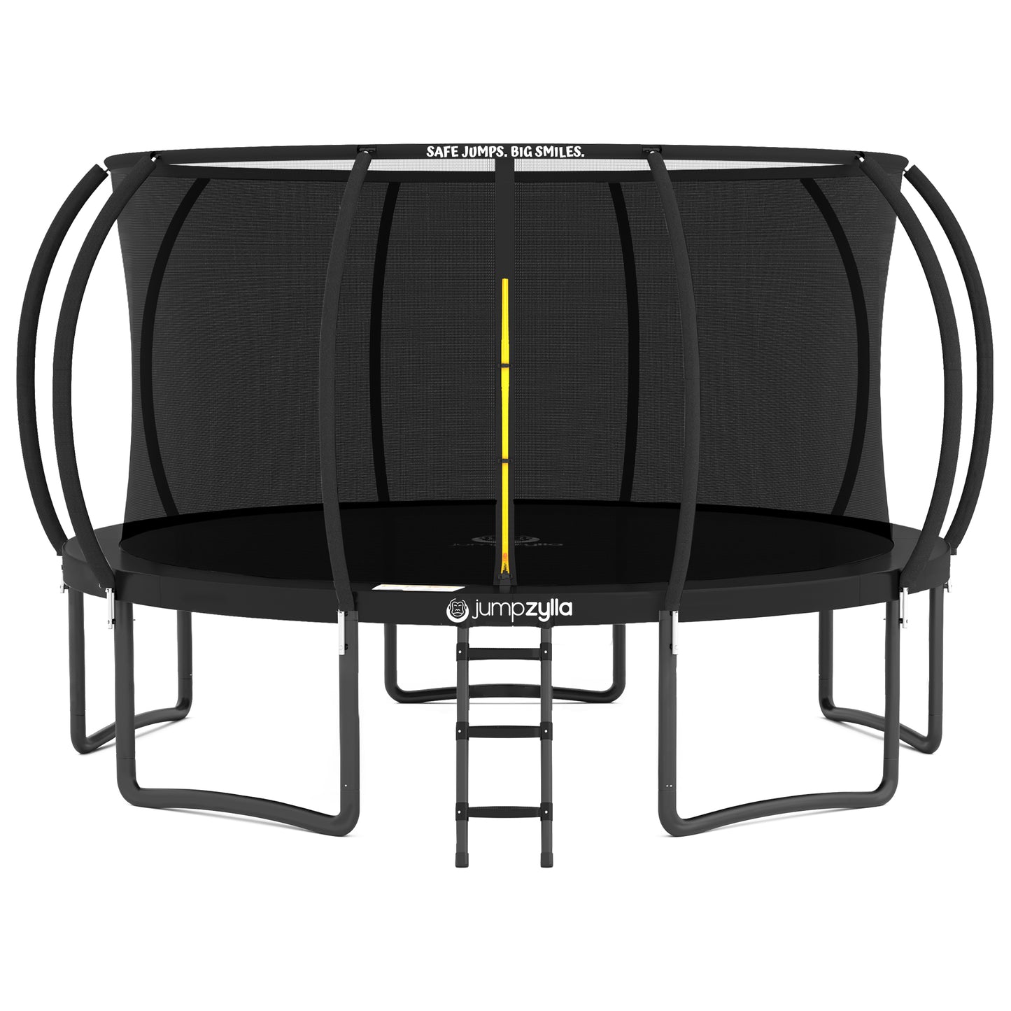 Jumpzylla 15FT Trampoline with Enclosure & Double Color Pad Cover