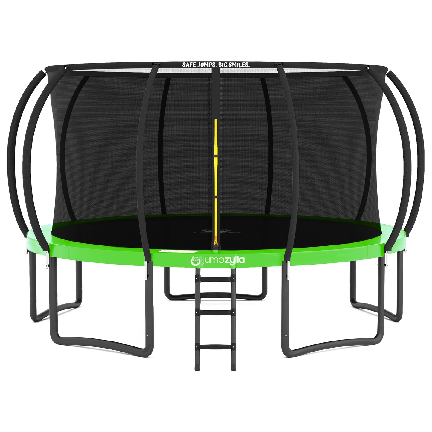 Jumpzylla 15FT Trampoline with Enclosure & Double Color Pad Cover