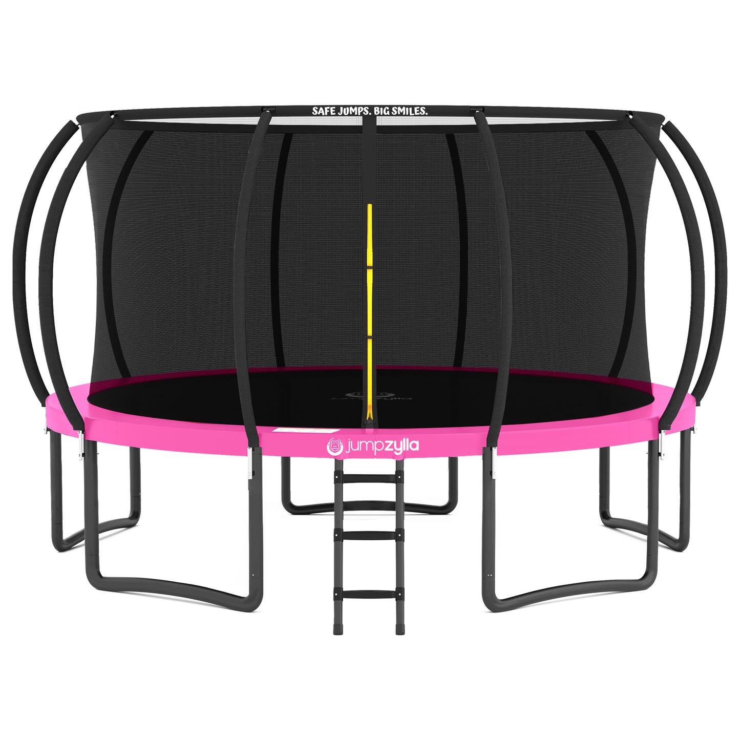 Jumpzylla 15FT Trampoline with Enclosure & Double Color Pad Cover