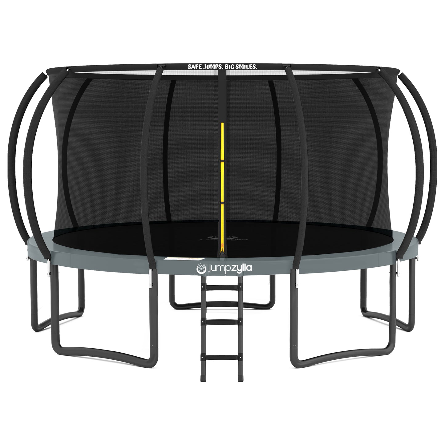 Jumpzylla 15FT Trampoline with Enclosure & Double Color Pad Cover