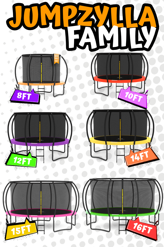 Curved Pole Trampolines – JUMPZYLLA