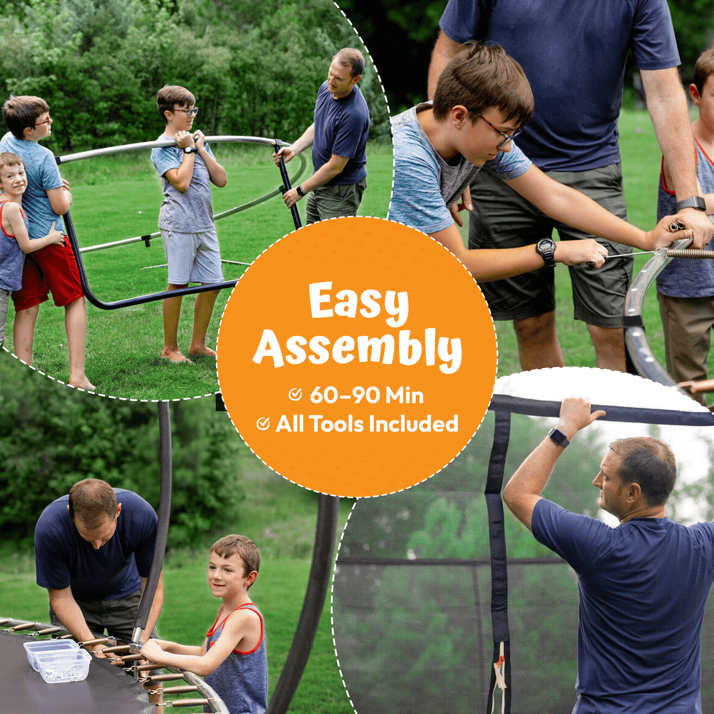 Jumpzylla Premium Trampoline with Extra Protection | ASTM Safety Certified