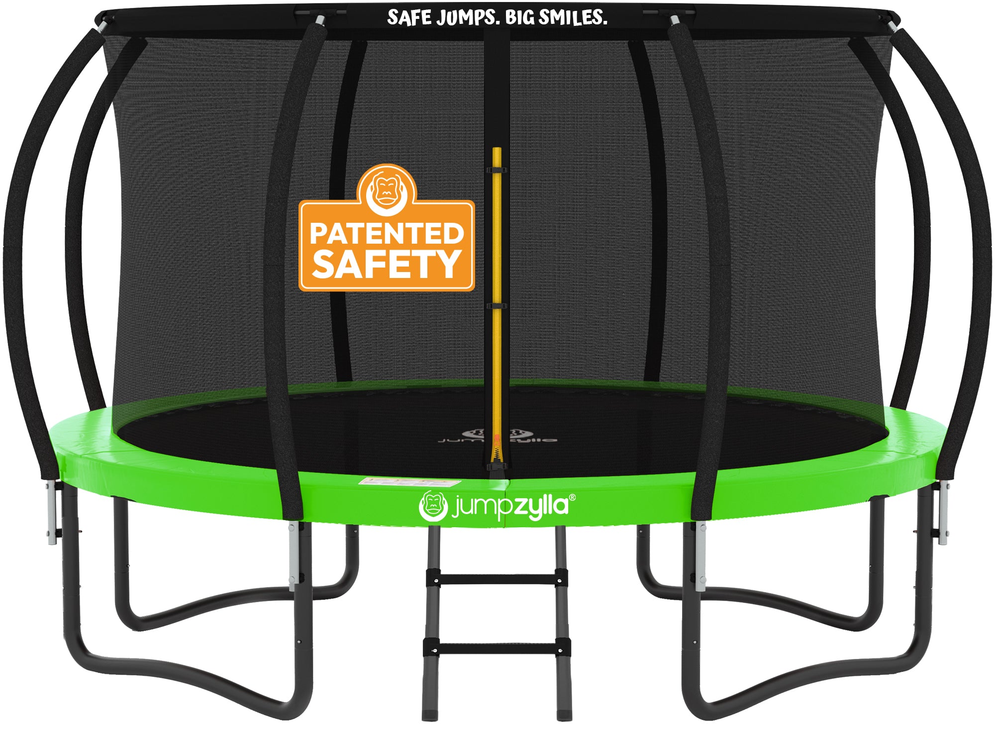 Jumpzylla 14FT Trampoline with Enclosure & Double Color Pad Cover