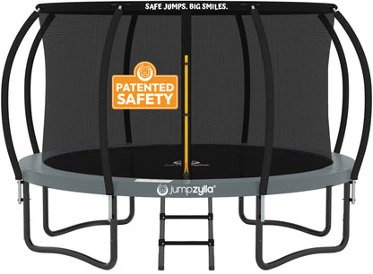 Jumpzylla 10FT Trampoline with Enclosure & Double Color Pad Cover