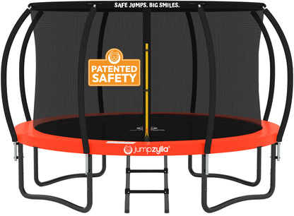 Jumpzylla 10FT Trampoline with Enclosure & Double Color Pad Cover