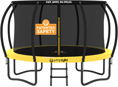 Jumpzylla 10FT Trampoline with Enclosure & Double Color Pad Cover