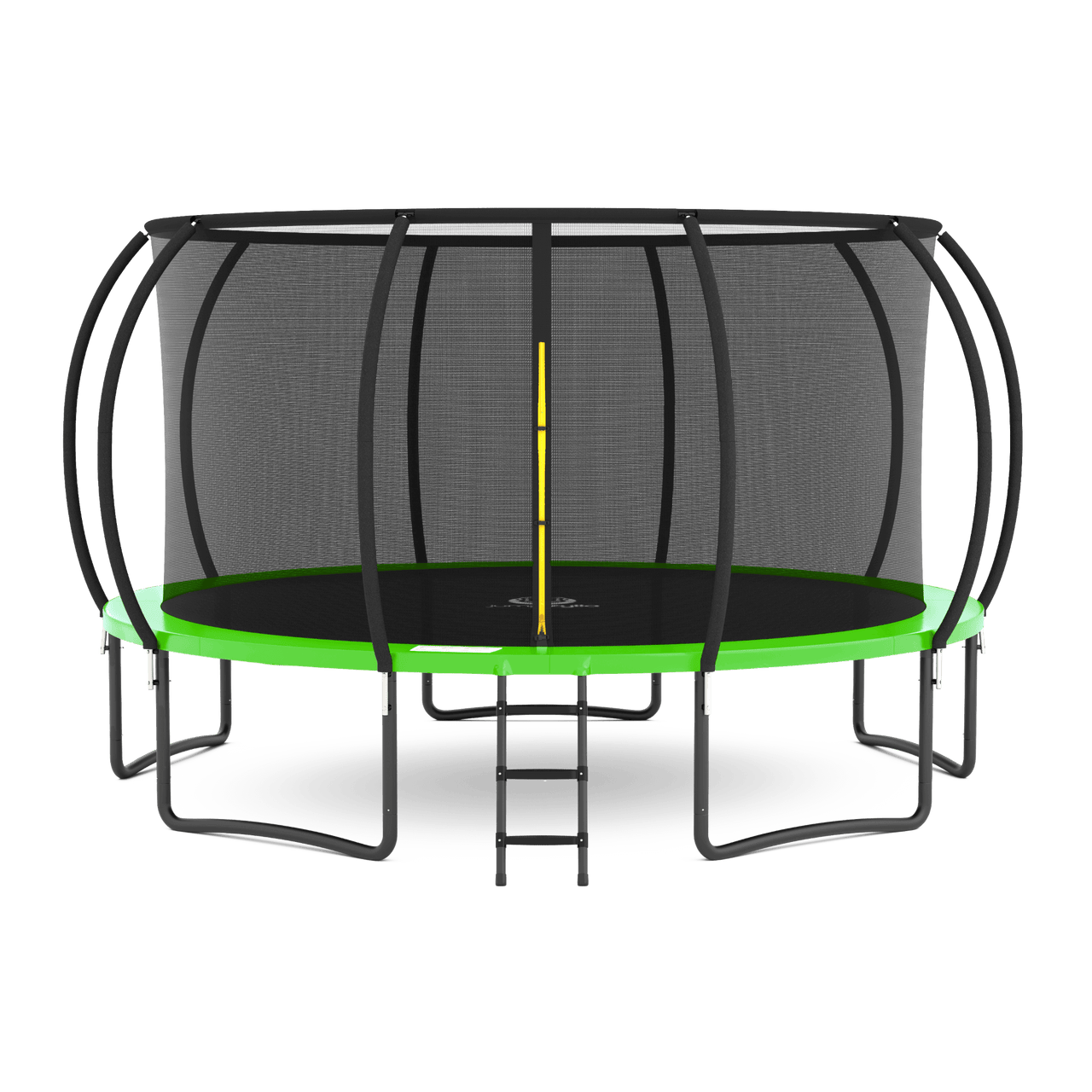 Jumpzylla 15FT Trampoline with Enclosure & Double Color Pad Cover ...