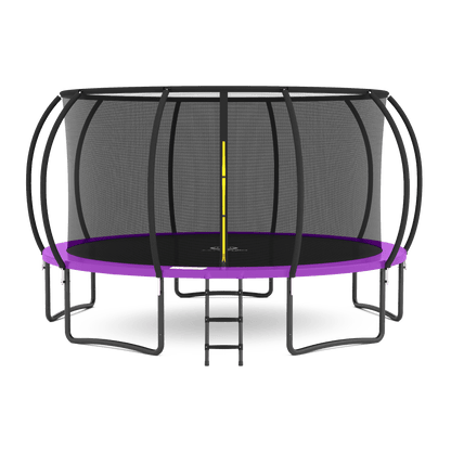 Jumpzylla 15FT Trampoline with Enclosure & Double Color Pad Cover