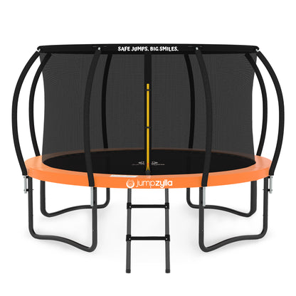 Jumpzylla 10FT Trampoline with Enclosure & Double Color Pad Cover
