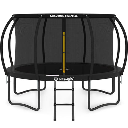 Jumpzylla 14FT Trampoline with Enclosure & Double Color Pad Cover