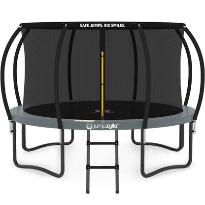 Jumpzylla 14FT Trampoline with Enclosure & Double Color Pad Cover