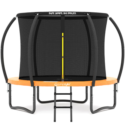Jumpzylla 8FT Trampoline with Enclosure & Double Color Pad Cover