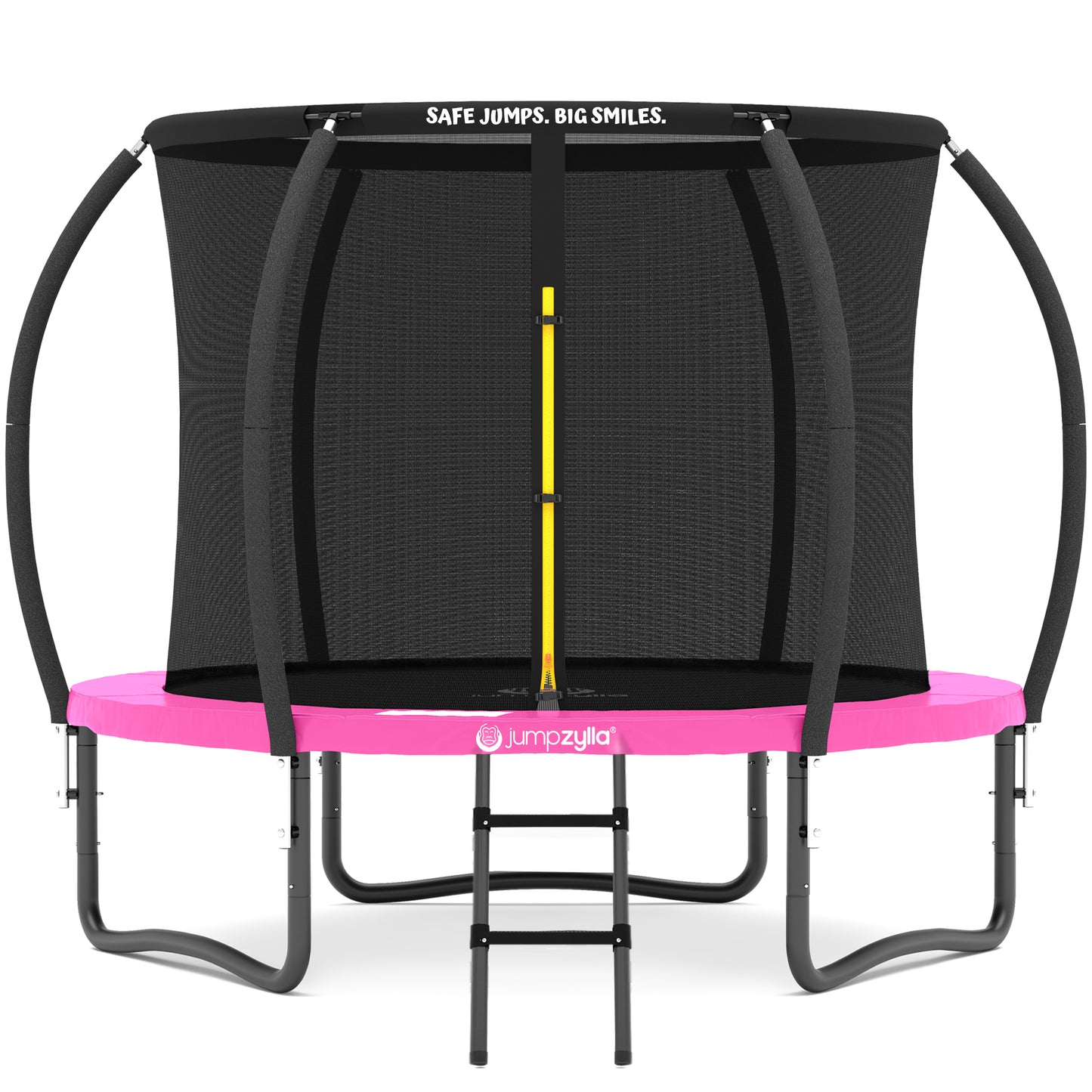 Jumpzylla 8FT Trampoline with Enclosure & Double Color Pad Cover