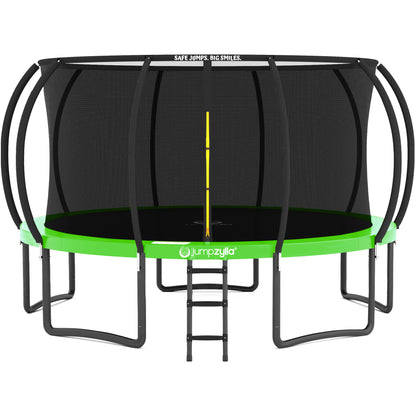 Jumpzylla 16FT Trampoline with Enclosure & Double Color Pad Cover