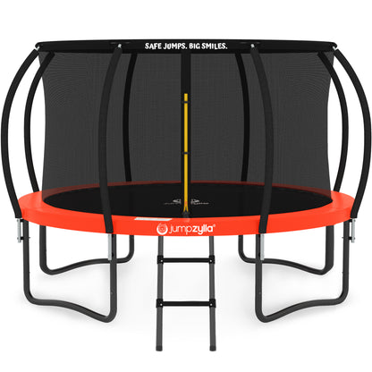 Jumpzylla 10FT Trampoline with Enclosure & Double Color Pad Cover