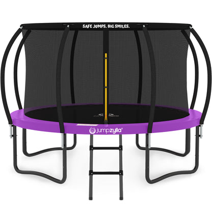 Jumpzylla 10FT Trampoline with Enclosure & Double Color Pad Cover
