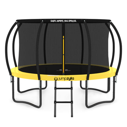 Jumpzylla 10FT Trampoline with Enclosure & Double Color Pad Cover