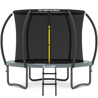 Jumpzylla 8FT Trampoline with Enclosure & Double Color Pad Cover