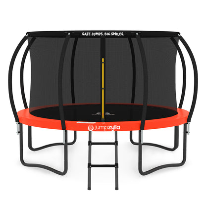 Jumpzylla 10FT Trampoline with Enclosure & Double Color Pad Cover