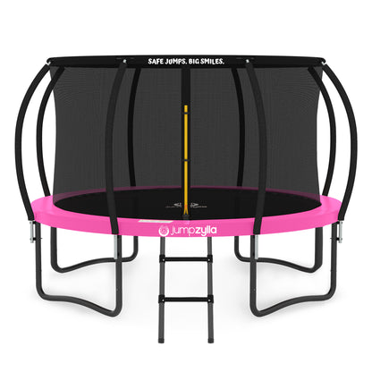Jumpzylla 10FT Trampoline with Enclosure & Double Color Pad Cover