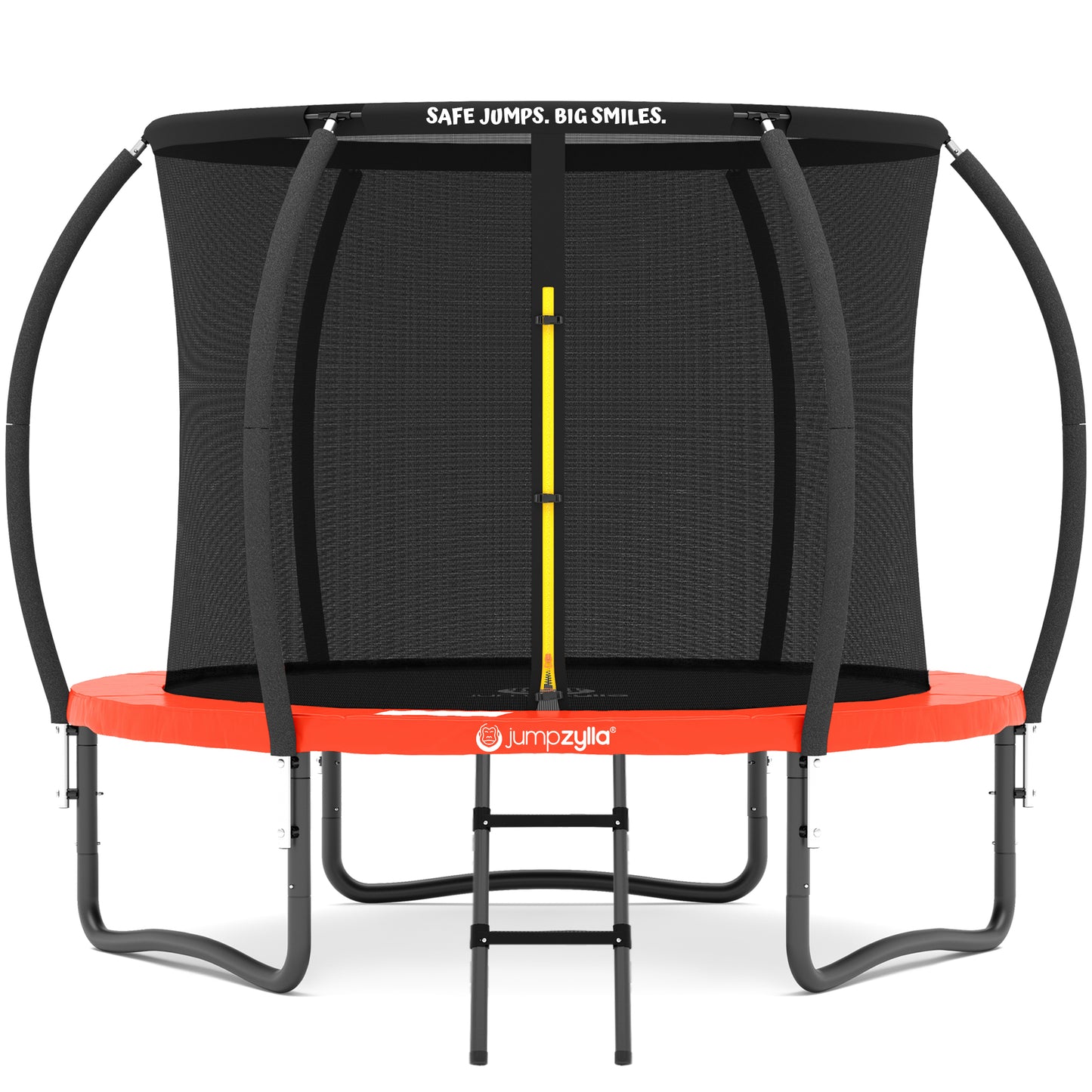 Jumpzylla 8FT Trampoline with Enclosure & Double Color Pad Cover
