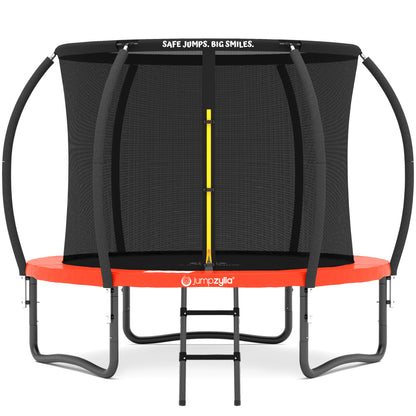 Jumpzylla 8FT Trampoline with Enclosure & Double Color Pad Cover