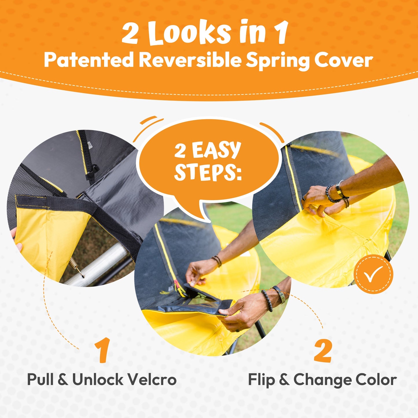 Jumpzylla Premium Trampoline with Extra Protection | ASTM Safety Certified