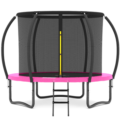Jumpzylla 8FT Trampoline with Enclosure & Double Color Pad Cover