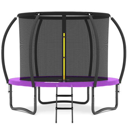 Jumpzylla 8FT Trampoline with Enclosure & Double Color Pad Cover