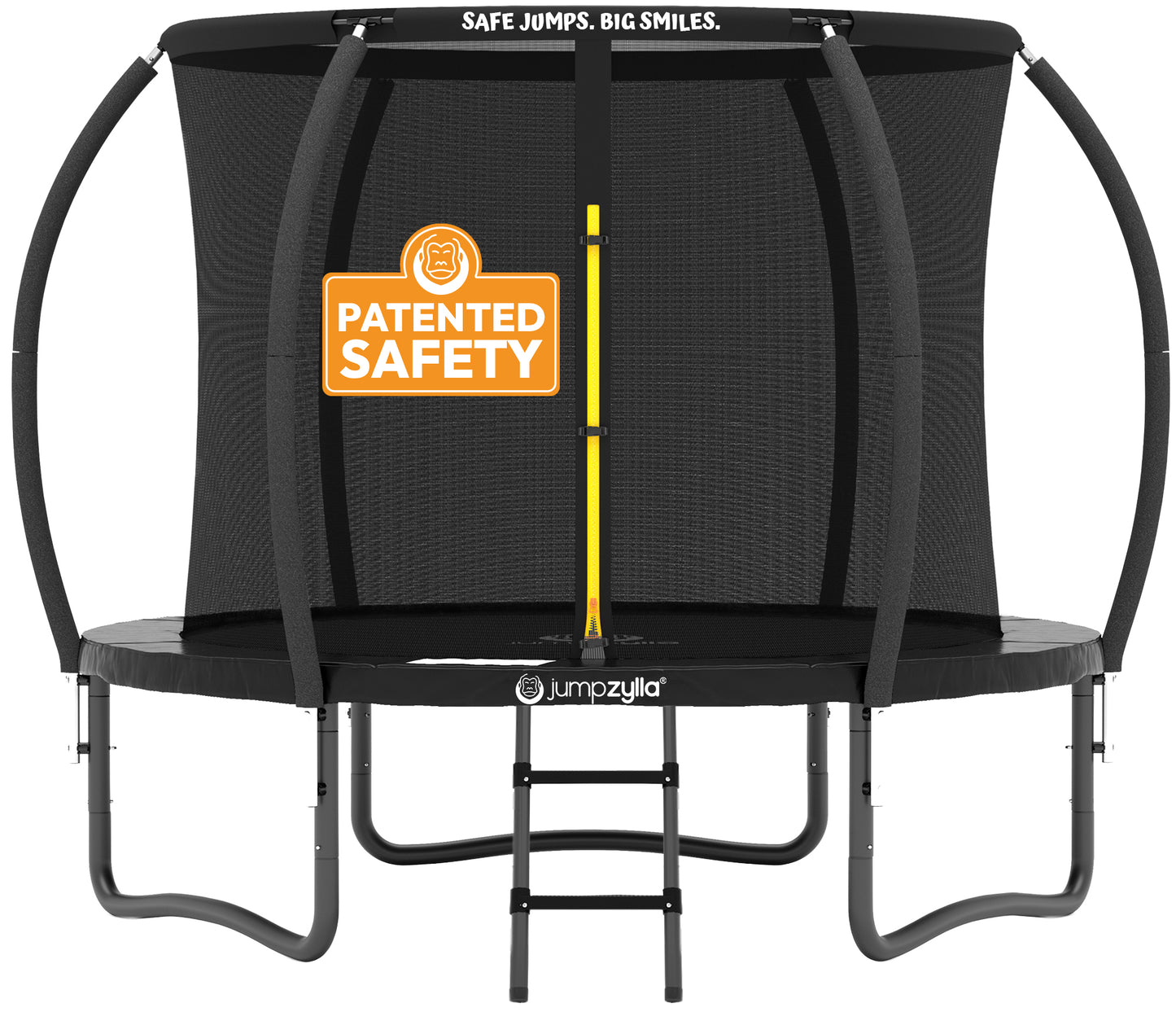 Jumpzylla 8FT Trampoline with Enclosure & Double Color Pad Cover