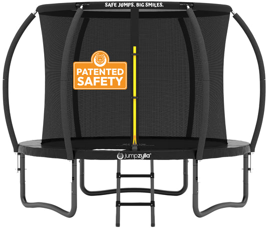 Jumpzylla 8FT Trampoline with Enclosure & Double Color Pad Cover