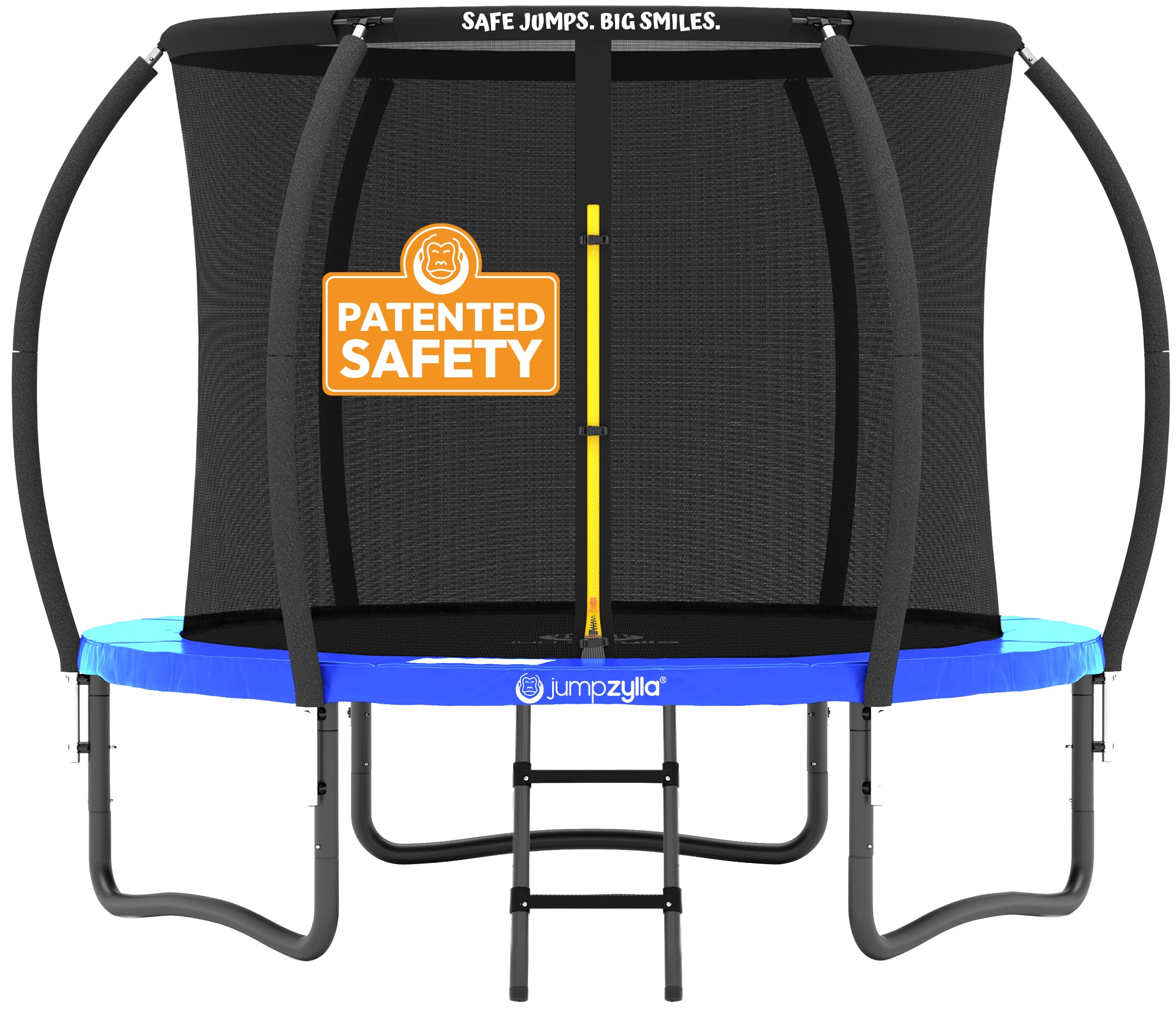 Jumpzylla 8FT Trampoline with Enclosure & Double Color Pad Cover