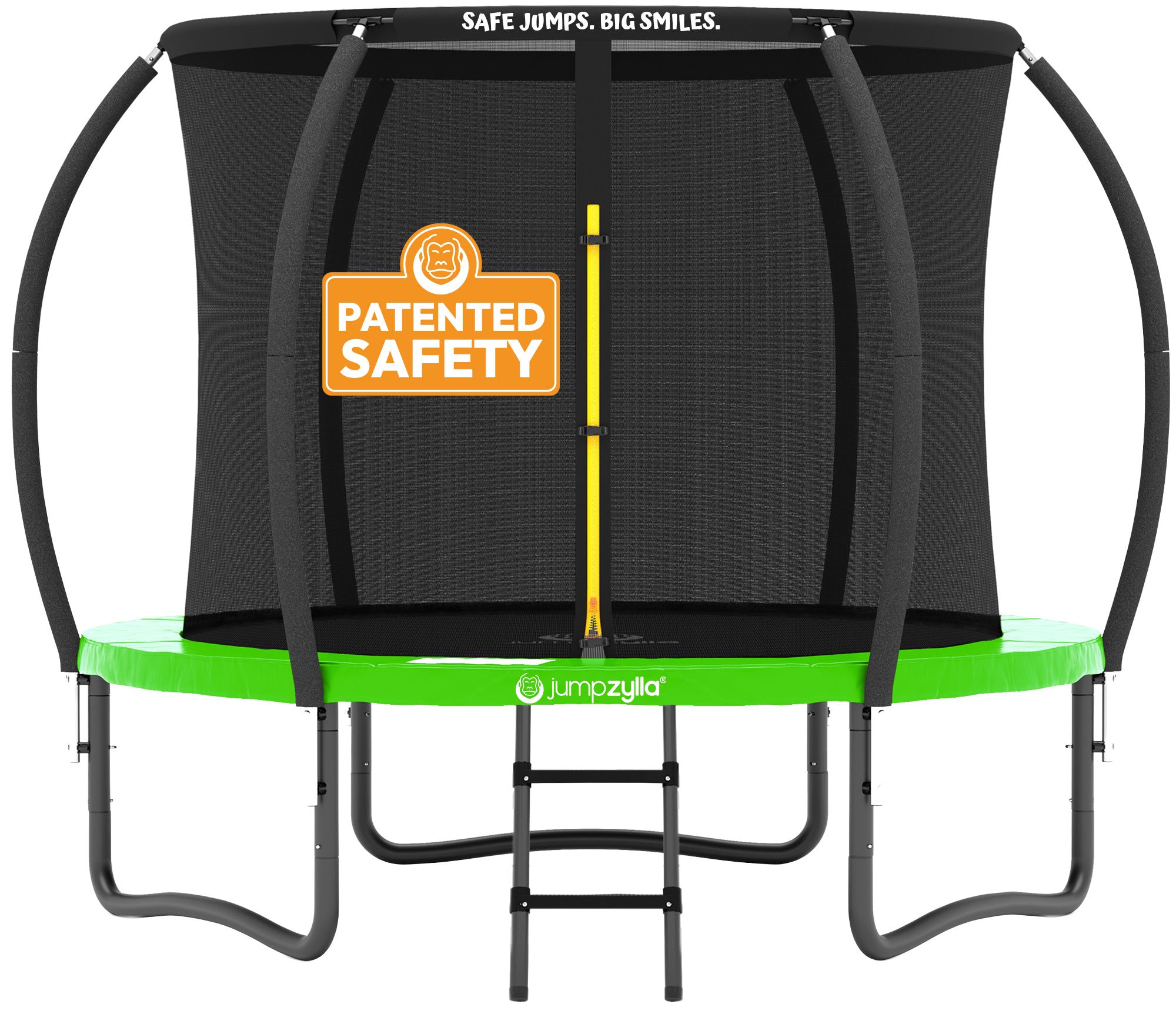 Jumpzylla 8FT Trampoline with Enclosure & Double Color Pad Cover