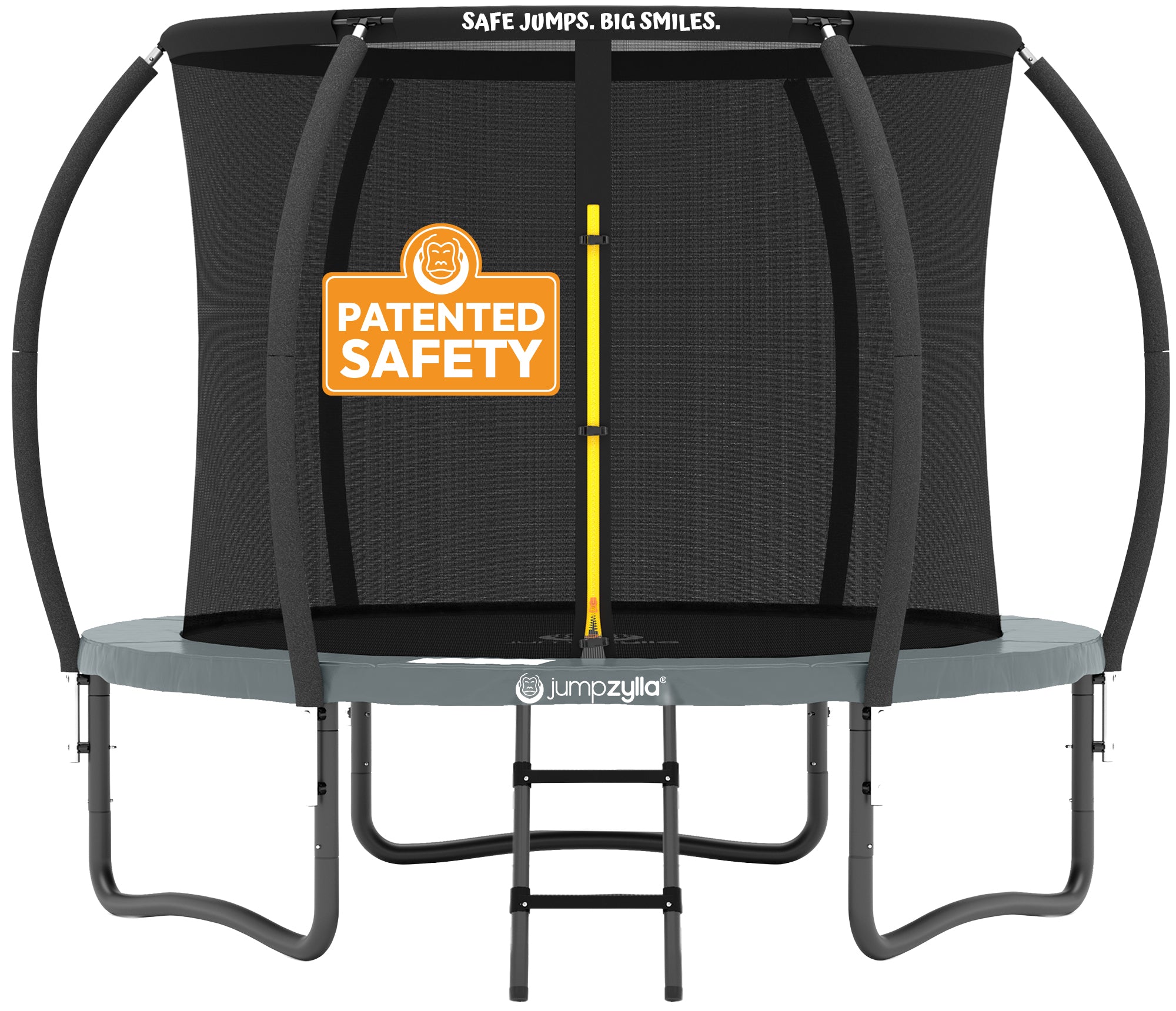 Jumpzylla 8FT Trampoline with Enclosure & Double Color Pad Cover
