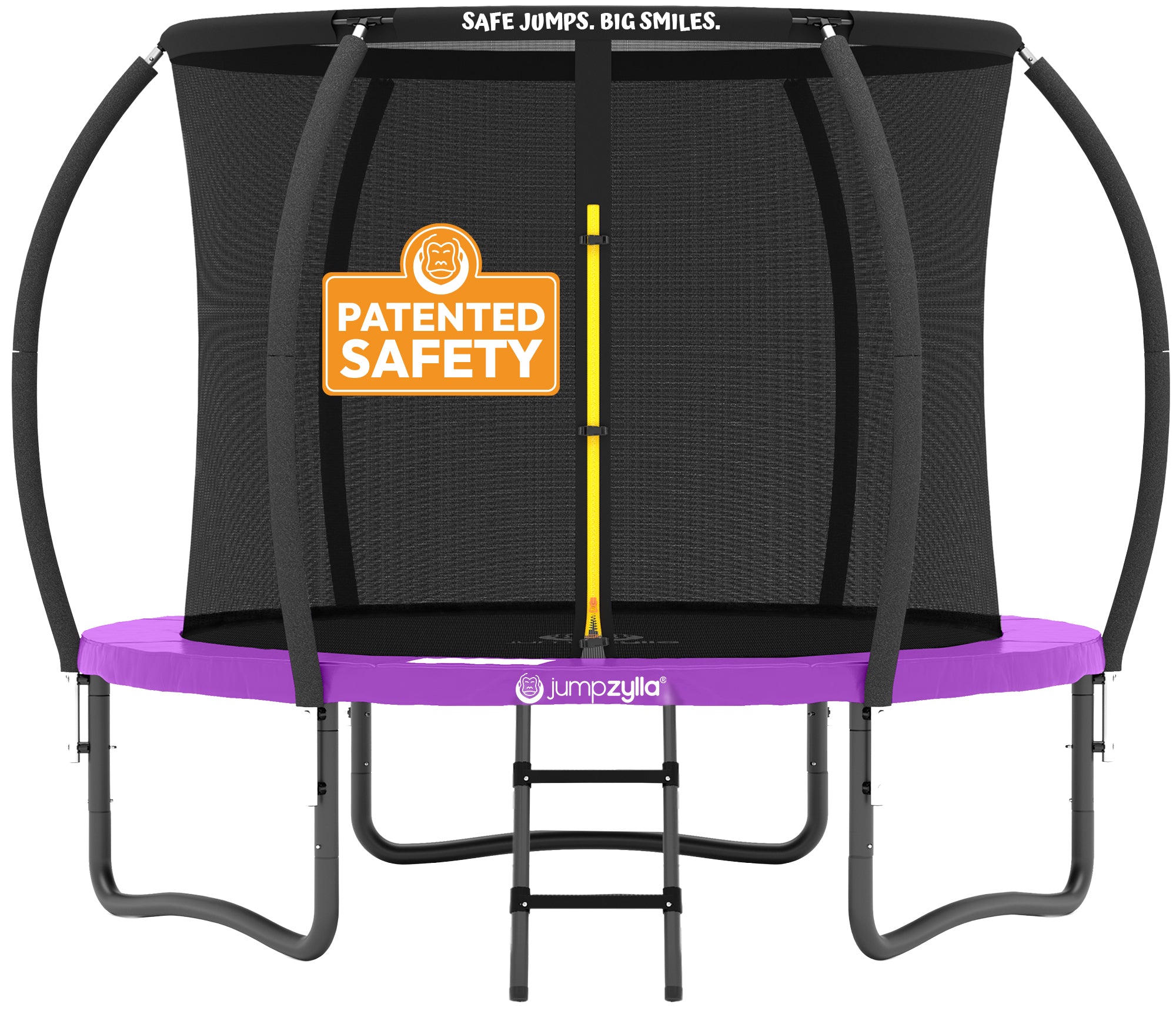 Jumpzylla 8FT Trampoline with Enclosure & Double Color Pad Cover