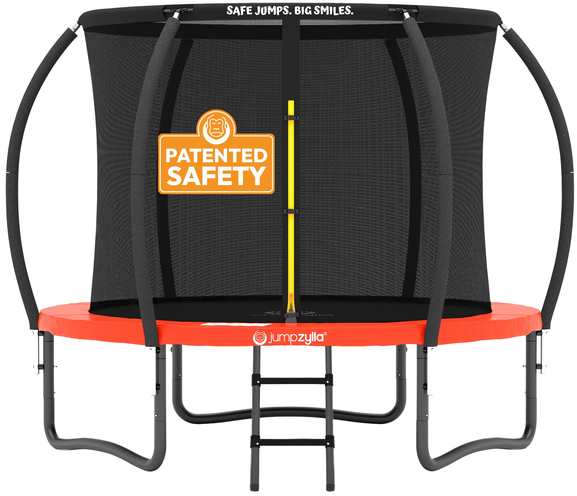 Jumpzylla 8FT Trampoline with Enclosure & Double Color Pad Cover