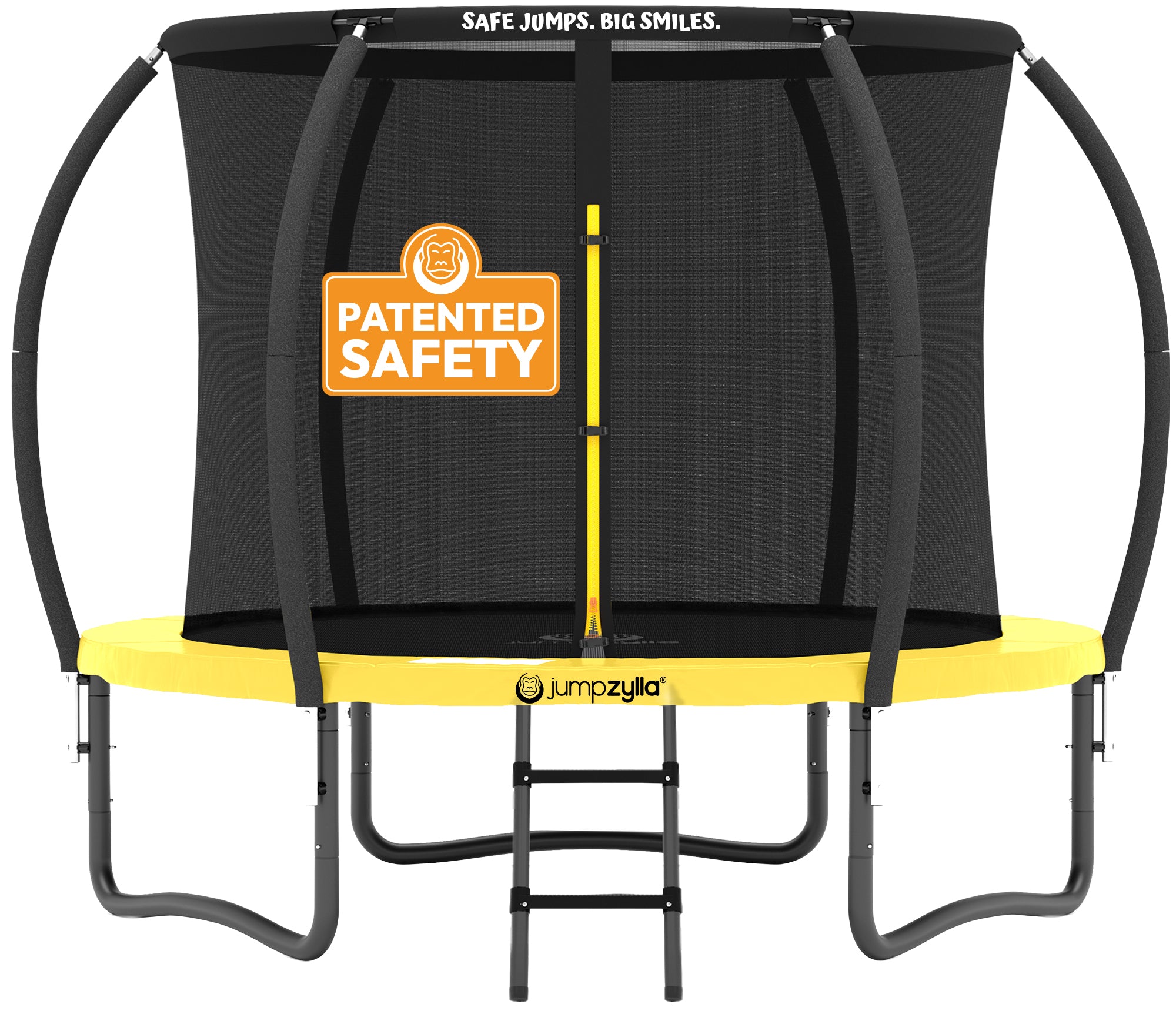 Jumpzylla 8FT Trampoline with Enclosure & Double Color Pad Cover
