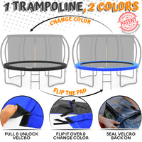 Thumbnail for [NEW] Jumpzylla Double Sided Spring Cover Pads for 16FT Trampolines
