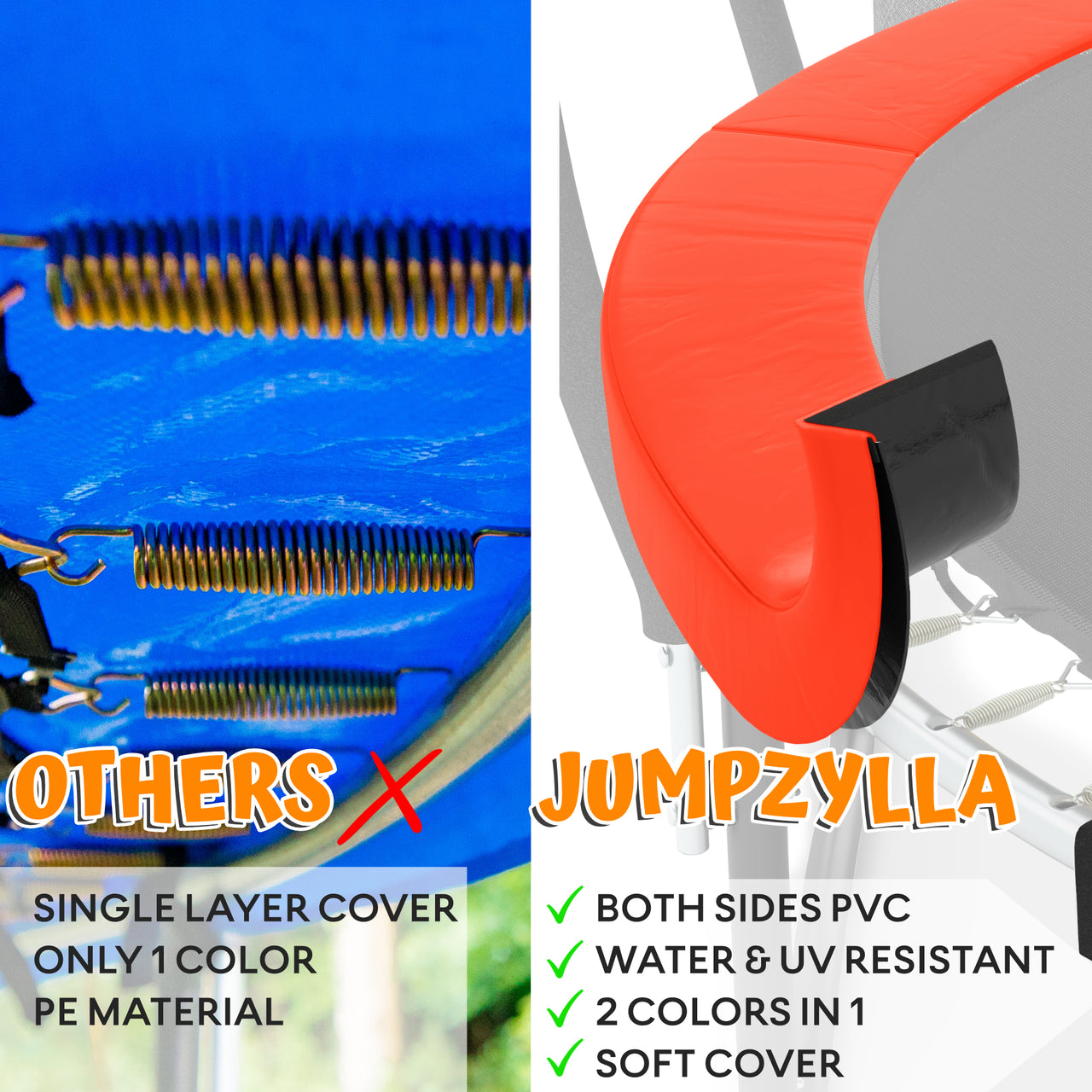 [NEW] Jumpzylla Double Sided Spring Cover Pads for 14FT Trampolines