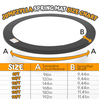 Thumbnail for [NEW] Jumpzylla Double Sided Spring Cover Pads for 15FT Trampolines