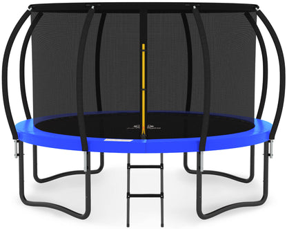 Jumpzylla 12FT Trampoline with Enclosure & Double Color Pad Cover