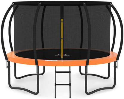 Jumpzylla 14FT Trampoline with Enclosure & Double Color Pad Cover
