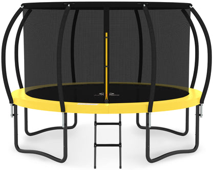 Jumpzylla 12FT Trampoline with Enclosure & Double Color Pad Cover