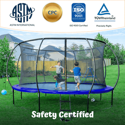 Jumpzylla Premium 8ft Trampoline with Extra Protection | ASTM Safety Certified