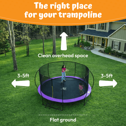 Jumpzylla Premium 14ft Trampoline with Extra Protection | ASTM Safety Certified